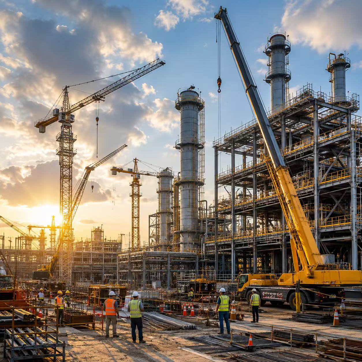 Industrial Construction Site