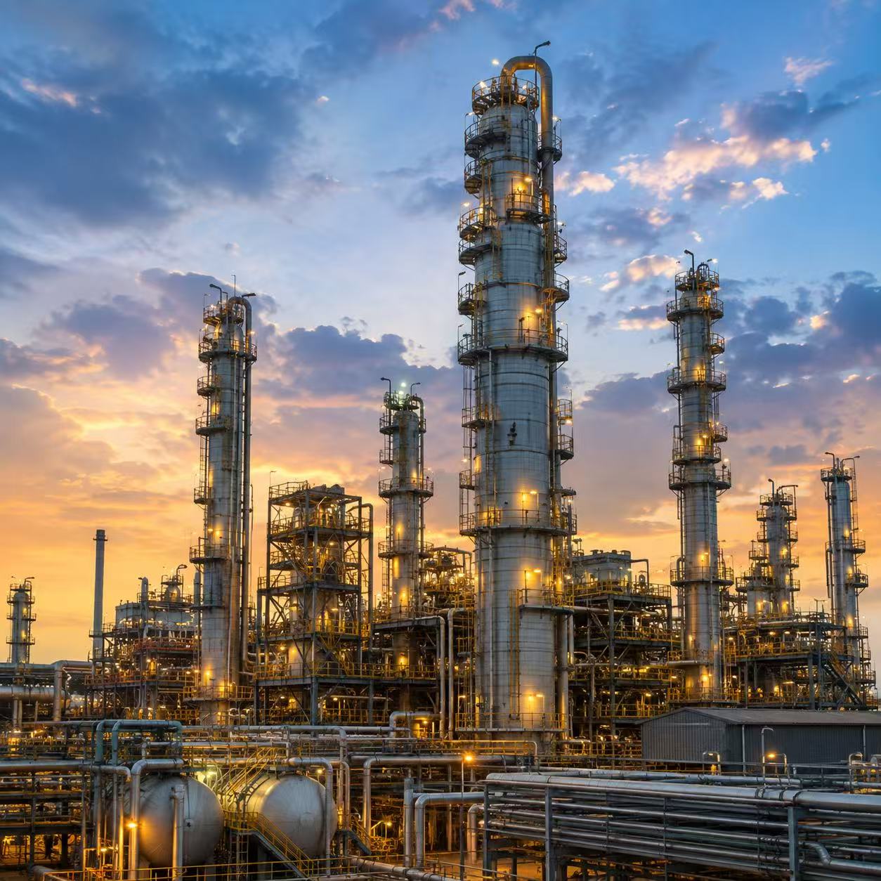 Refinery Processing Tower